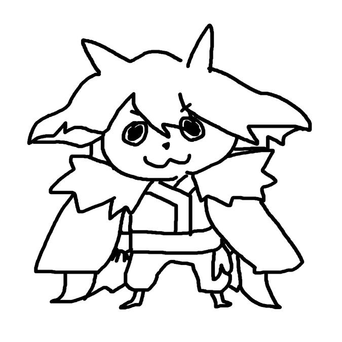 A chibi doodle of Tae